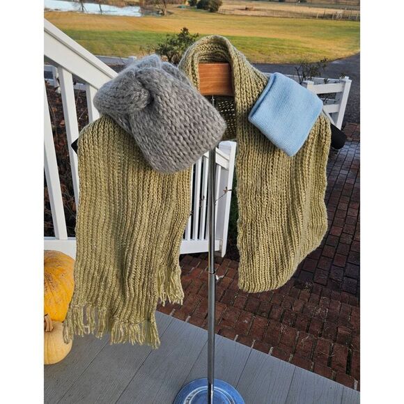 Winter scarf & headband bundle handmade - Picture 6 of 10